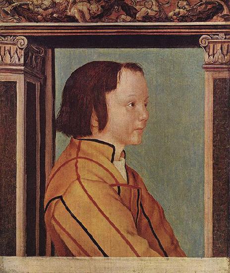 Ambrosius Holbein Young Boy with Brown Hair china oil painting image